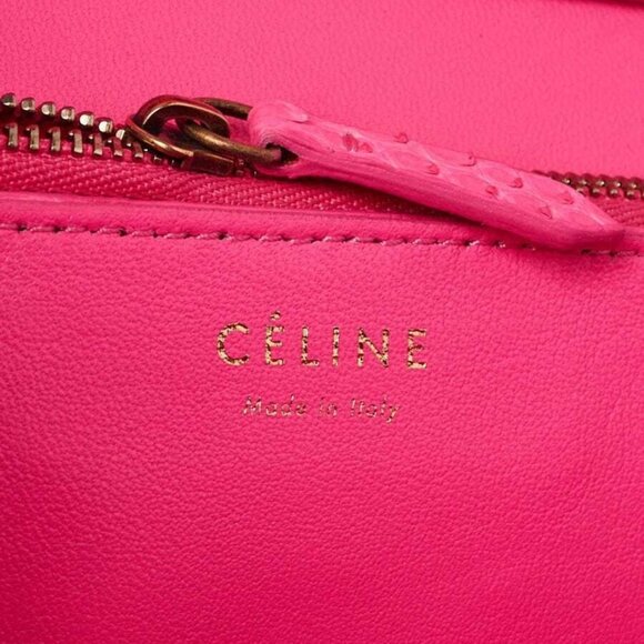 Celine Pink Python Medium Classic Box Flap Bag - Picture 10 of 11
